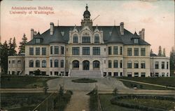 Administration Building University of Washington Postcard