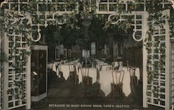 Entrance to Main Dining Room Tate's Postcard