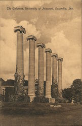 The Columns, University of Missouri Columbia, MO Postcard Postcard Postcard