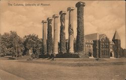The Columns, University of Missouri Postcard