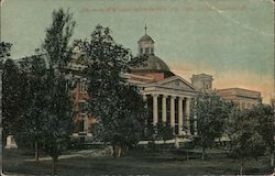 University of Missouri Before The Fire, Jan. 10th, 1892 Postcard