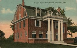Kappa Sigma Frat House Postcard