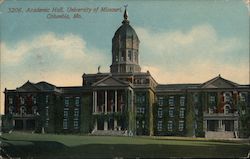Academic Hall, University of Missouri Postcard