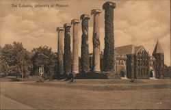 The Columns, University of Missouri Postcard