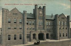 Entrance To Missouri State Penitentiary Postcard