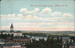 View from Court House Tower Postcard