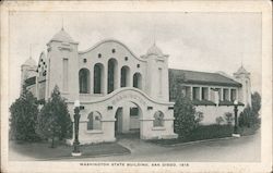 Washing State Building San Diego, CA 1915 Panama-California Exposition Postcard Postcard Postcard
