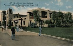 New Mexico State Building, Panama-California Exposition San Diego, CA 1915 Panama-California Exposition Postcard Postcard Postcard