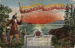 Portola Festival, October 19-23, 1909 Postcard