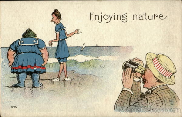 Enjoying Nature Fat People