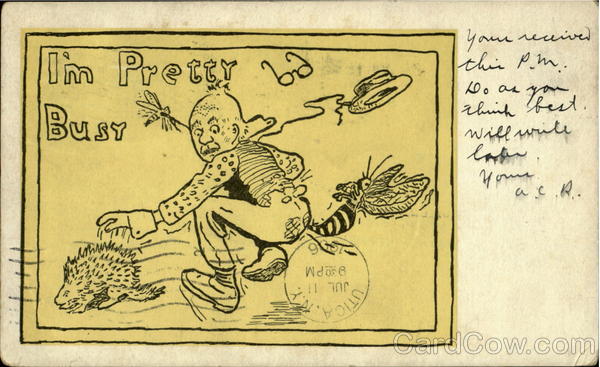 I'M Pretty Busy Comic, Funny