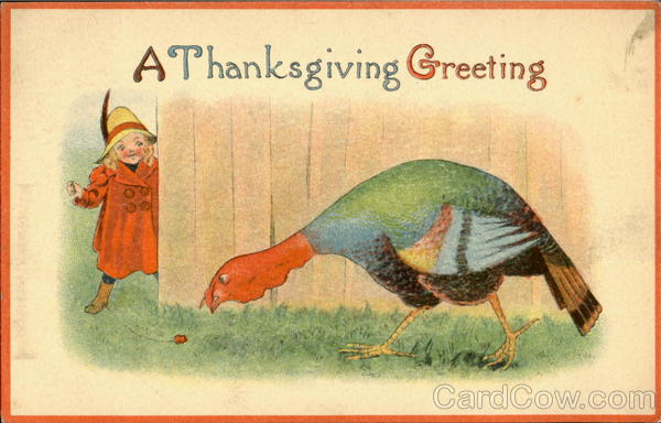 A Thanksgiving Greeting Children