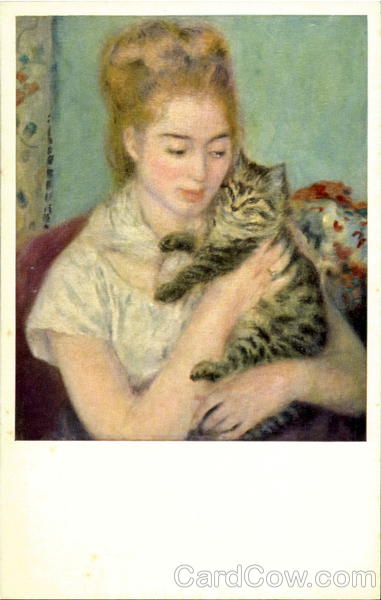 Woman With A Cat Washington District of Columbia Washington DC