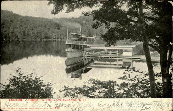Steamer Armenia White Lake Sunapee New Hampshire