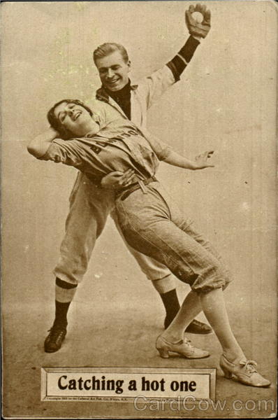 Catching A Hot One Baseball