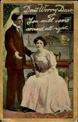 Don't Worry Dear You Will Come Around Allright Postcard
