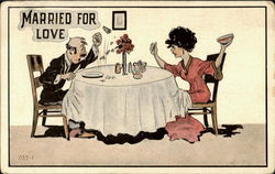 Married For Love Postcard