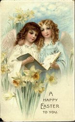A Happy Easter To You Postcard