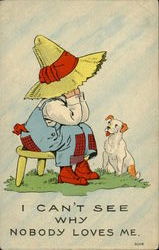 I Can't See Why Nobody Loves Me Postcard