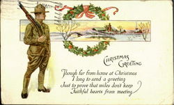 Christmas Greetings Postcard Postcard