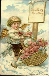 Birthday Greeting Postcard