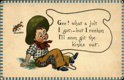 Little Cowboy Postcard