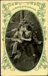 I'M Feeling Quite Contented Postcard