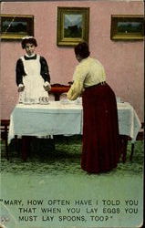 You must Lay Spoons Too! Postcard