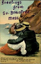 Greetings From So. Braintree Postcard