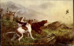 A Good Shot Postcard