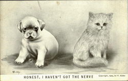 Honest I Haven't Got The Nerve Postcard