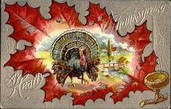 A Hearty Thanksgiving Postcard