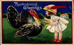 Thanksgiving Greetings Postcard
