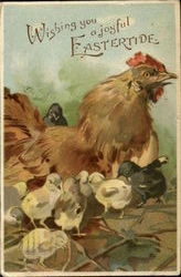 Wishing You A Joyful Eastertide Postcard