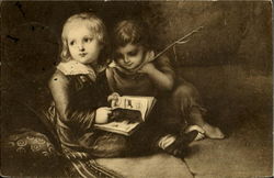 Dresdner Galerie Chr. L. Vogel - Spielende Kinder Postcard