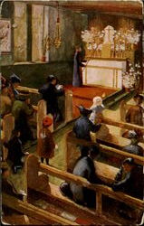 Altar of the most holy sacrament on Maundy Thursday in St. John's Postcard