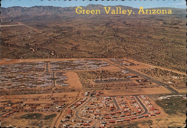 Aerial View Green Valley Arizona Bob Petley