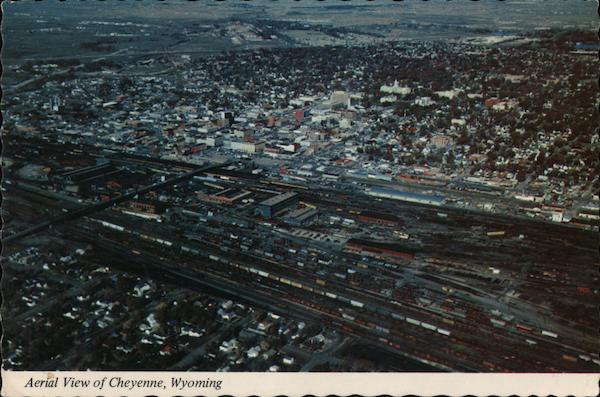 Aerial View Cheyenne Wyoming