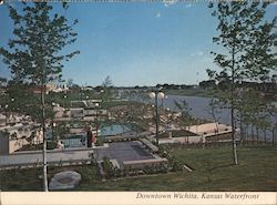 Downtown Waterfront Wichita, KS Postcard Postcard Postcard