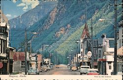 Board Walk Street Skagway, AK Postcard Postcard Postcard