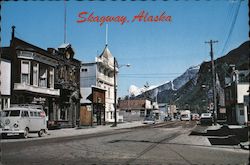 Street Scene Skagway, AK Postcard Postcard Postcard