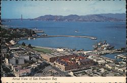 Aerial View of San Francisco Bay Postcard