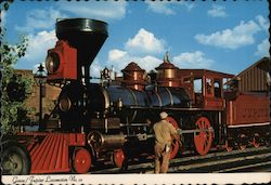 Genoa/Jupiter Locomotive No. 12, Railroad Museum Sacramento, CA Postcard Postcard Postcard