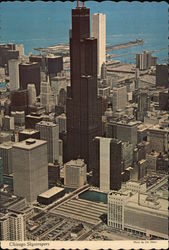 Chicago Skyscrapers Illinois Jim Doane Postcard Postcard Postcard