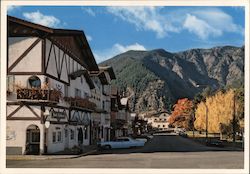 The Bavarian Village Leavenworth, WA Postcard Postcard Postcard
