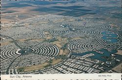 Aerial View Sun City, AZ Postcard Postcard Postcard