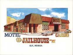 Jailhouse Motel & Casino Ely, NV Postcard Postcard Postcard