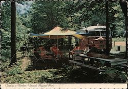 Camping in Northern Virginia's Regional Parks Postcard