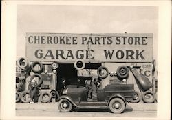Cherokee Parts Store Garage Work Atlanta, GA Postcard Postcard Postcard