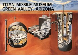 Titan Missile Museum Green Valley, AZ Postcard Postcard Postcard